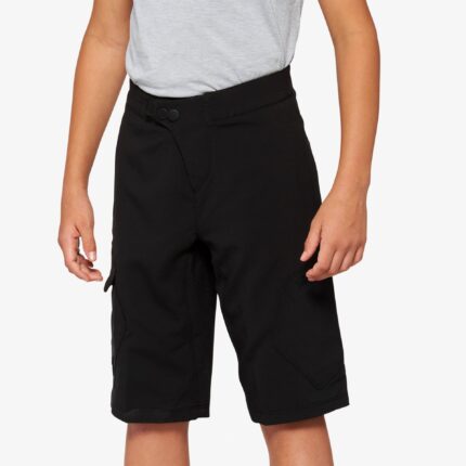 Shorts Niño 100% Ridecamp W/ Liner Black