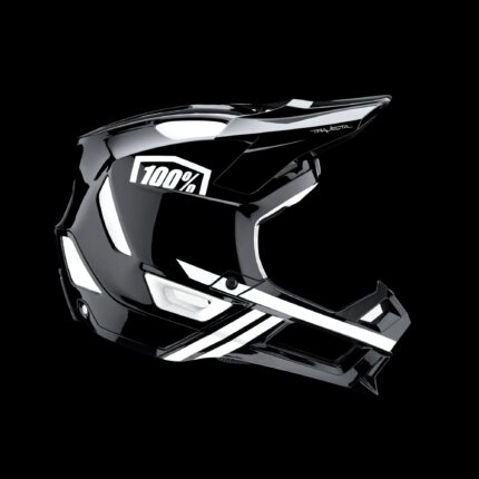 Casco 100% Trajecta Black/ White