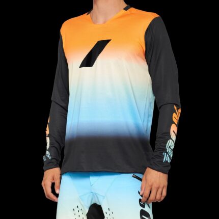 Jersey 100% R-Core X Le Long Sleeve Jersey Sunset