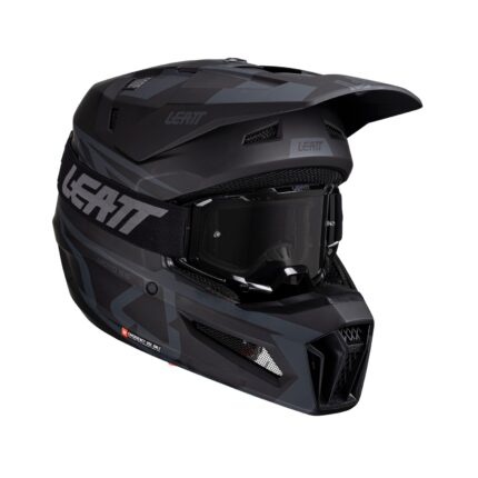 Kit Leatt Casco Moto 3.5 Antiparra 3.5 Stealth M 57-58cm